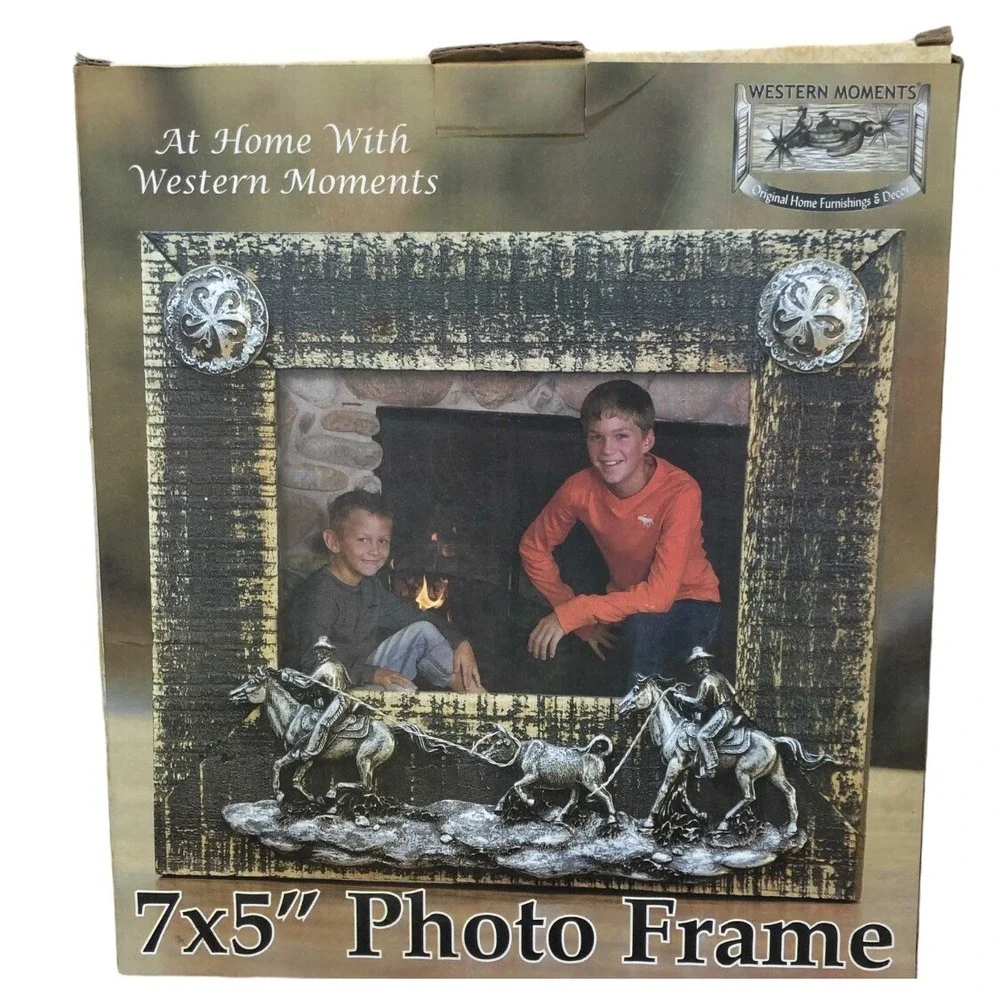Western Moments Photo Frame Wooden‎ 7x5